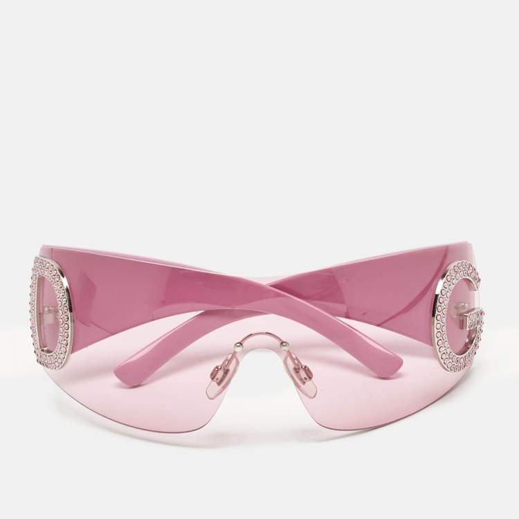 Dolce & Gabbana DG Crystals Shield Sunglasses