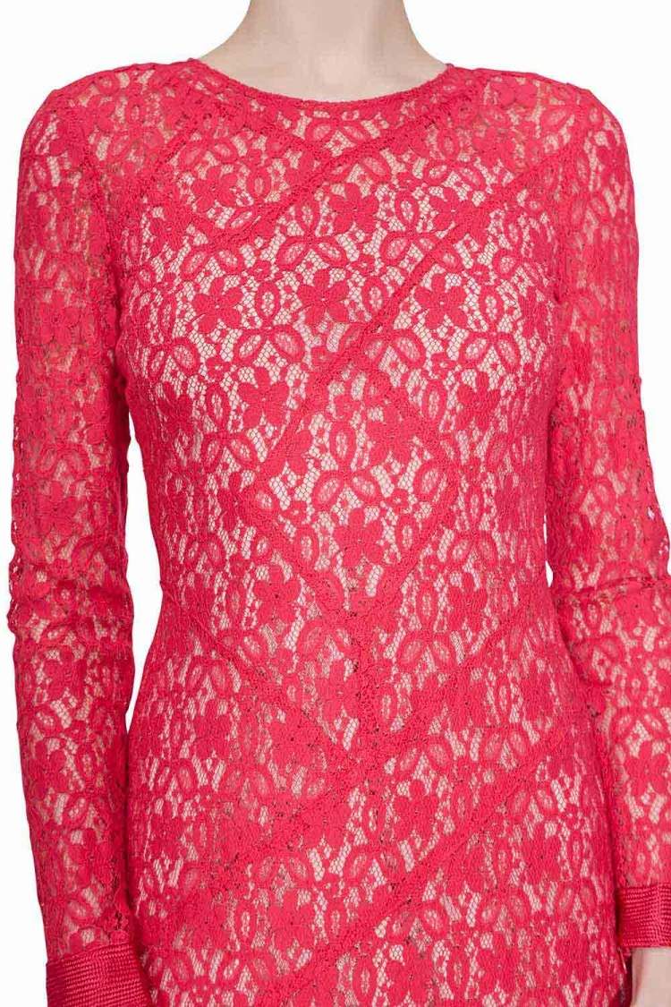 Marc by Marc Jacobs Strawberry Daiquiri Lace Panel Leila Dress – Size S