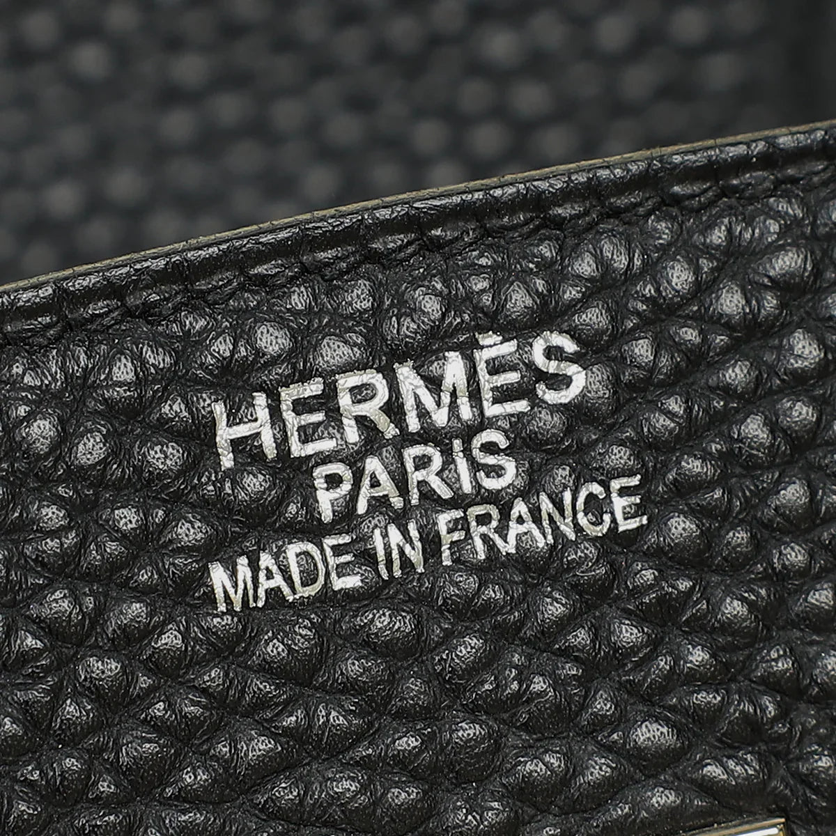 Hermes Noir Retourne Birkin 35 Bag