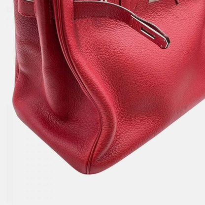 Hermès Birkin 35 Rouge Casaque Taurillon Clémence Bag