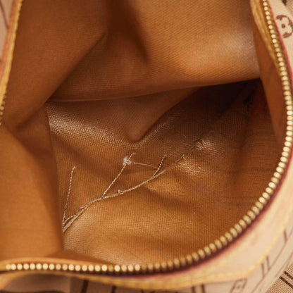 Louis Vuitton Neverfull Brown Coated Canvas and Leather Totes Bag