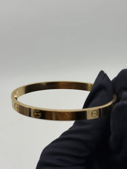 CARTIER LOVE BRACELET IN YELLOW GOLD CLASSIC MODEL