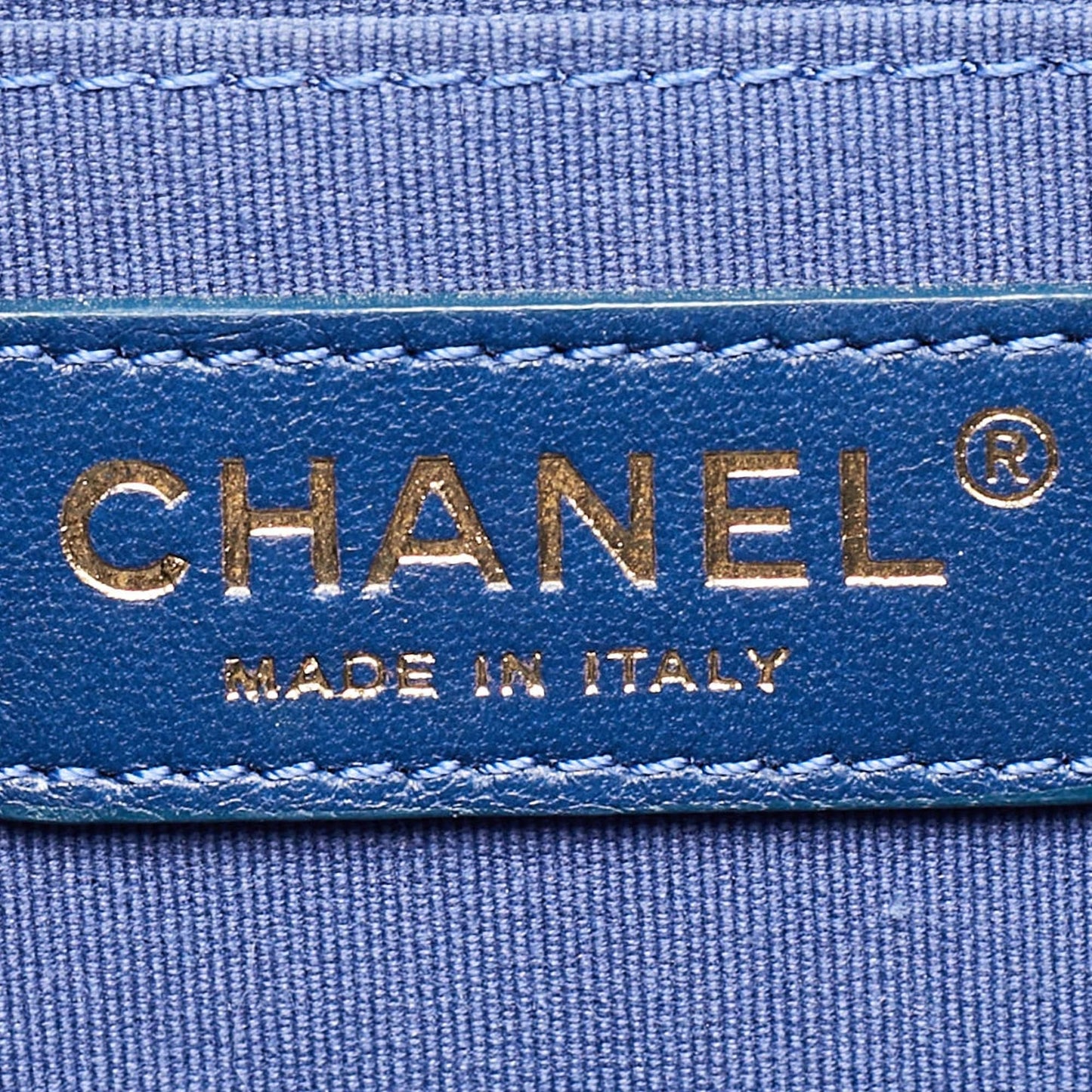 Chanel Blue Quilted Denim CC Flap Double You Backpack