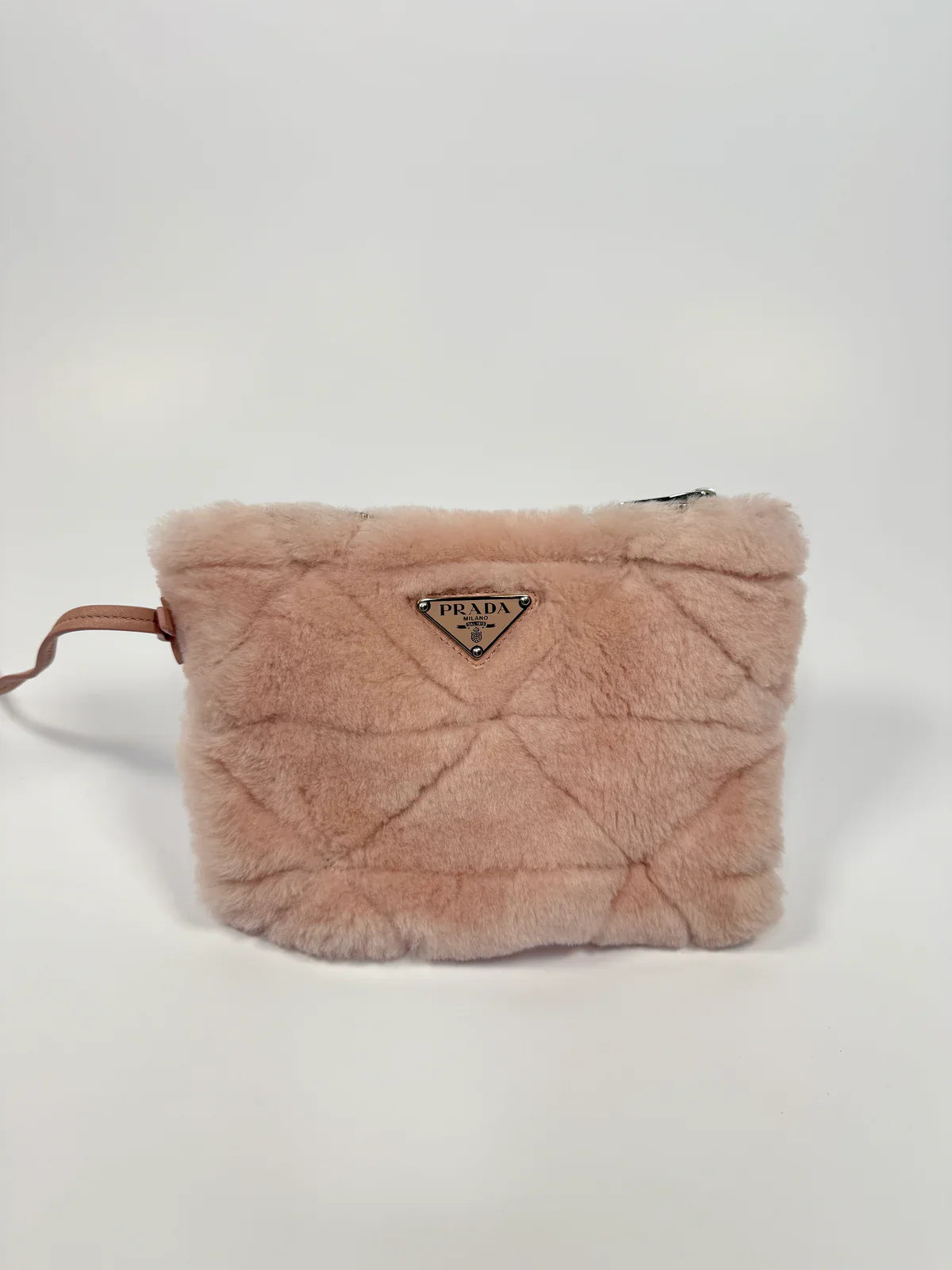 PRADA MINI SHEARLING TOTE BAG