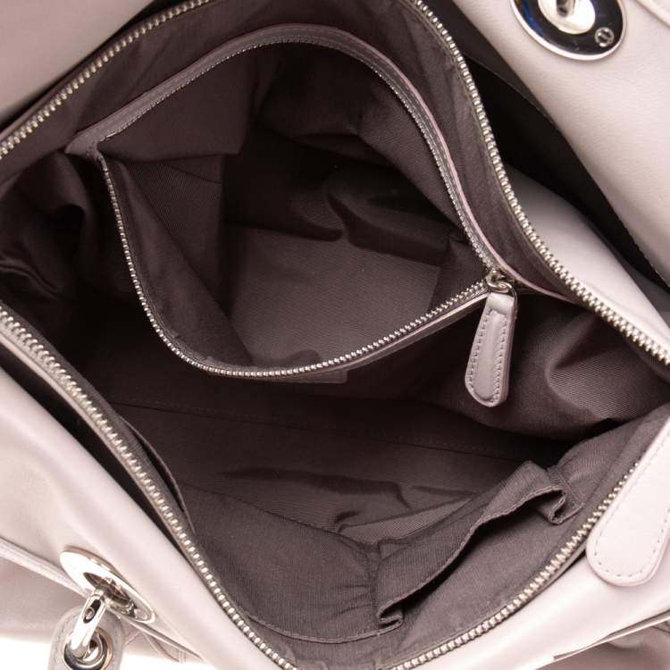 Dior Pale Lilac Cannage Leather Granville Tote