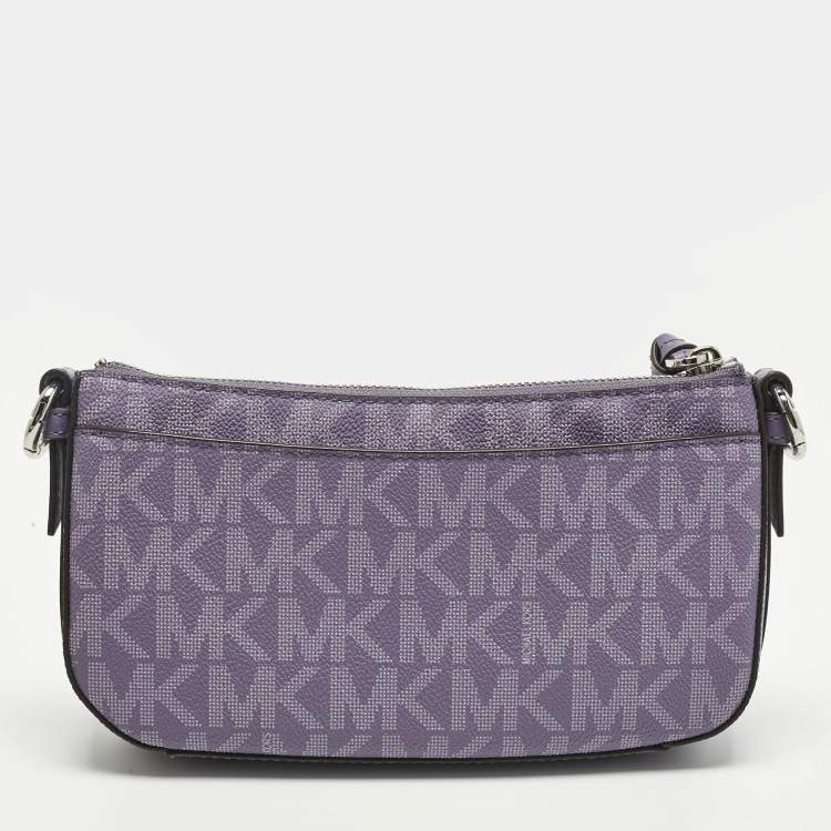 Michael Kors Lilac Signature Crossbody Bag