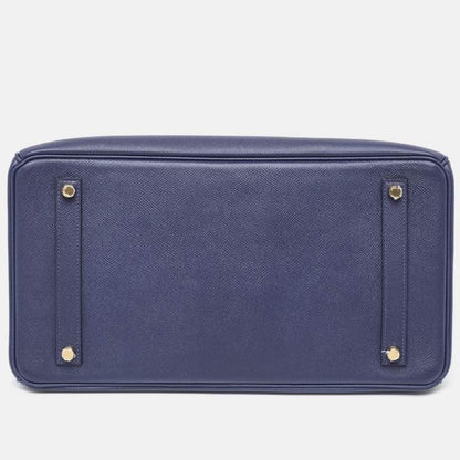 Hermès Birkin 35 Blue Saphir Epsom Leather