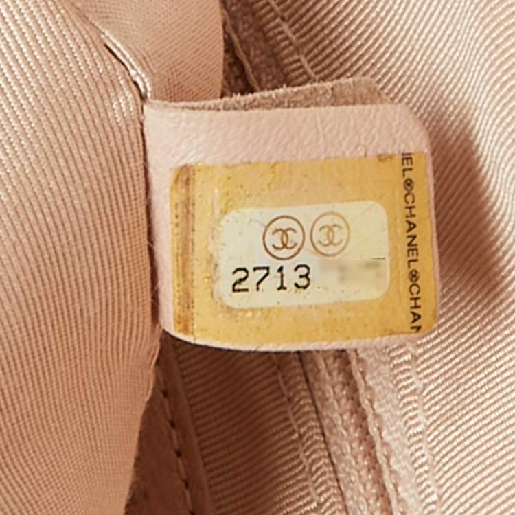 Chanel La Pausa Bay Multicolor Canvas Tote with Leather & Chain Handles