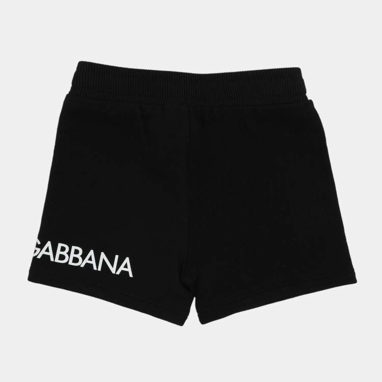 Dolce & Gabbana Baby Black Logo Knit Shorts – Size 6-9 Months (Brand New)