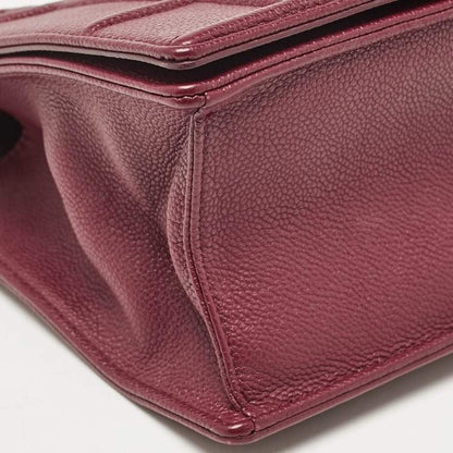 Dior Large Burgundy Shoulder Bag