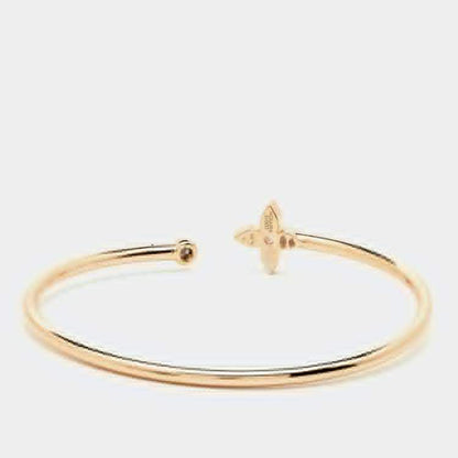 Louis Vuitton Idylle Blossom Twist Diamonds 18k Rose Gold Bracelet 15