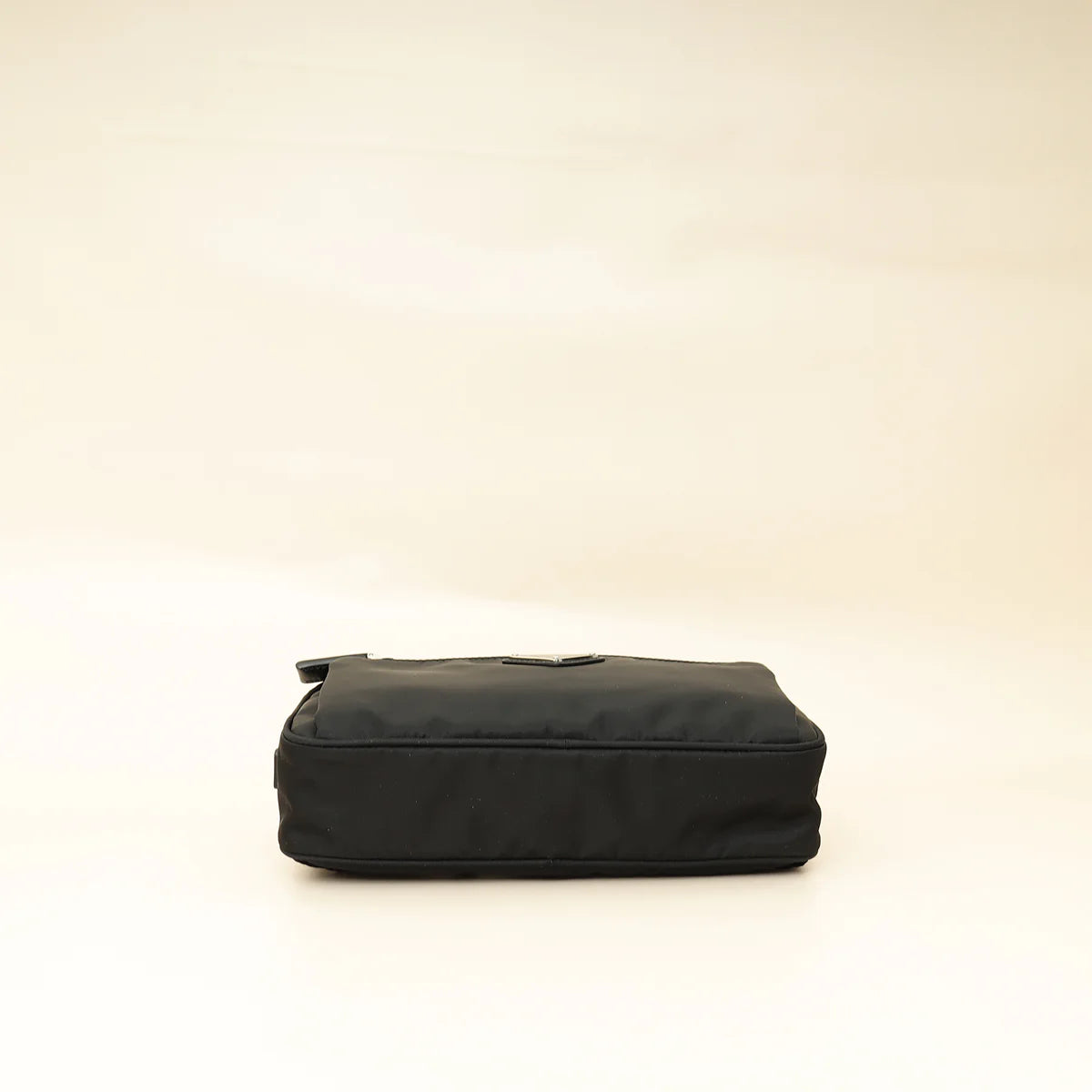 Prada Black Re-Nylon & Saffiano Leather Belt Bag