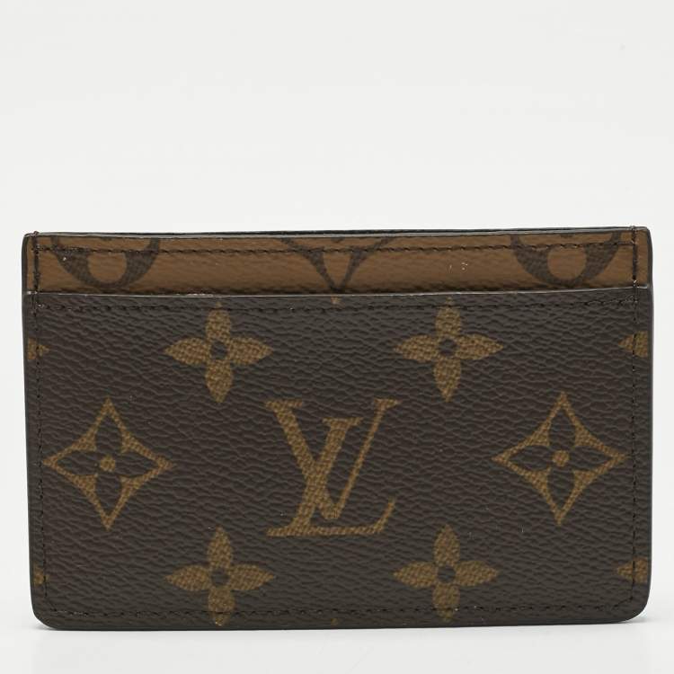 Louis Vuitton Monogram Reverse Canvas Card Holder