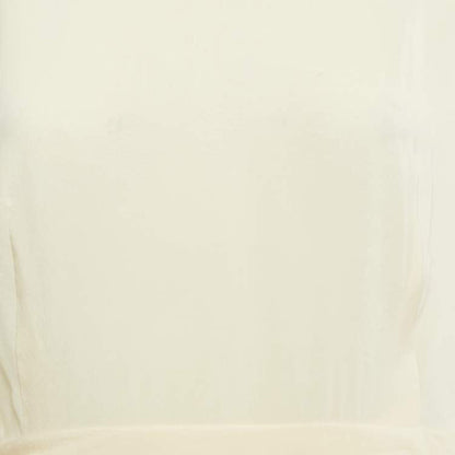 Gucci Cream Silk Drape Detail Mini Dress – Size L – Brand New