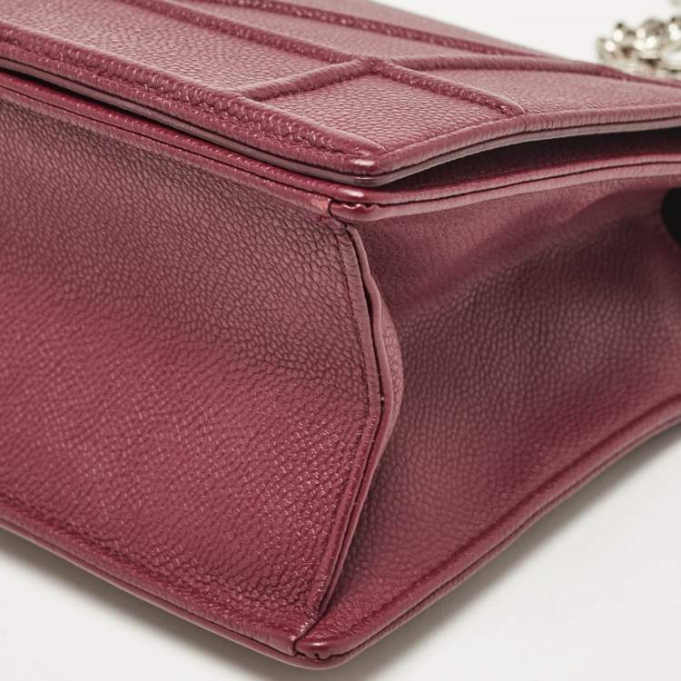 Dior Large Burgundy Shoulder Bag