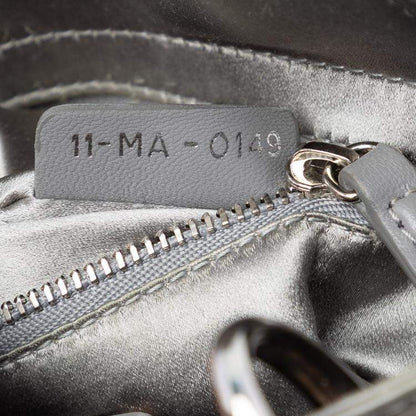 Mini Satin Cannage Strass Crystal Embellished Lady Dior