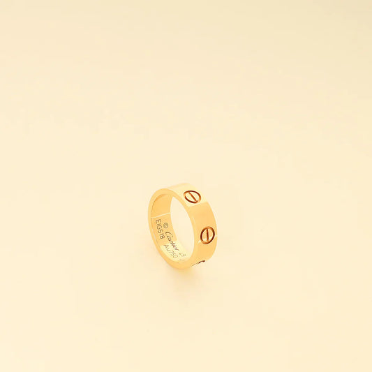 Cartier 18K Yellow Gold Love Classic Ring 49