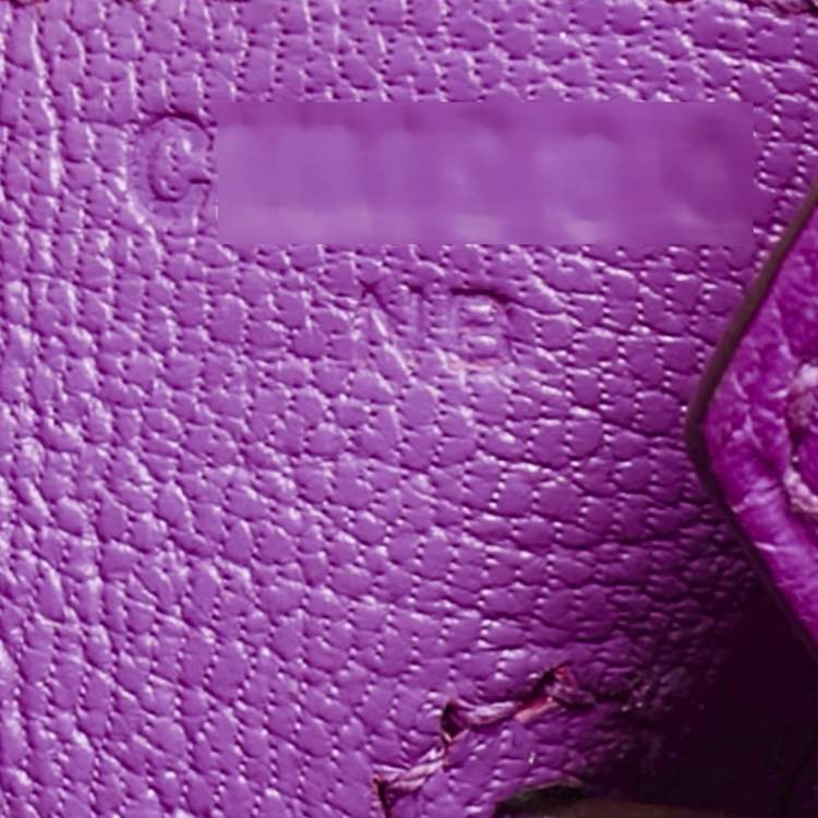 Hermès Birkin 30 Magnolia Evercolor Leather Bag