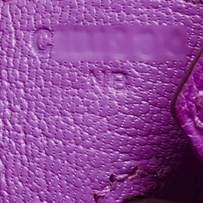 Hermès Birkin 30 Magnolia Evercolor Leather Bag