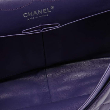 Chanel Purple Quilted Leather Reissue 2.55 Classic 227