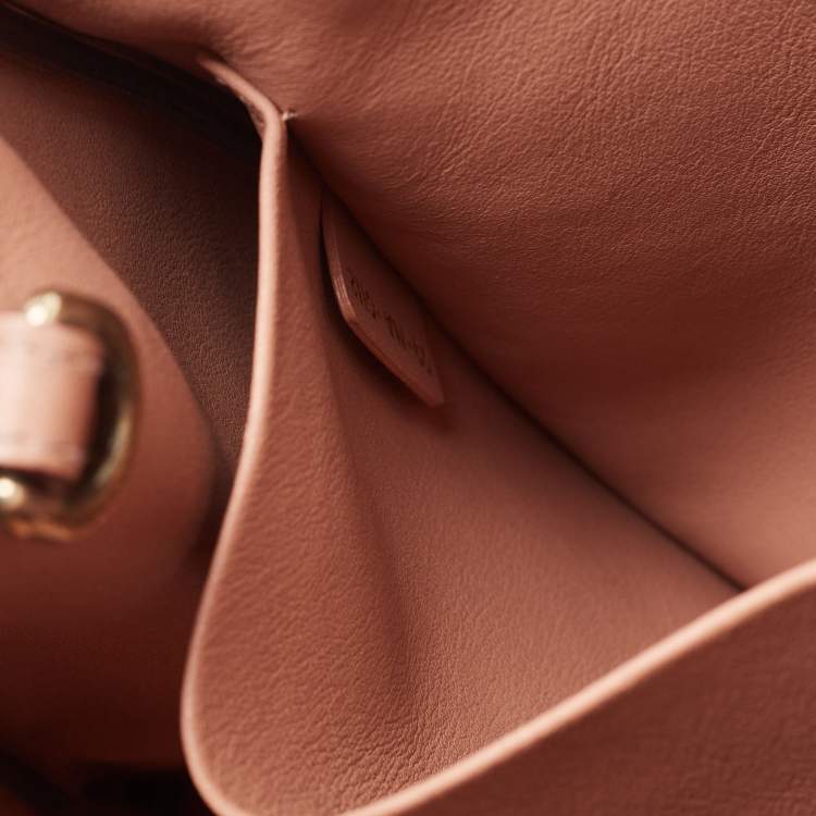 Dior Large Orange Leather Diorissimo Shopper Tote – With Pouch