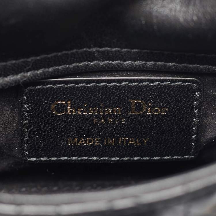 Dior Micro Lady Dior Tote – Black Cannage Leather