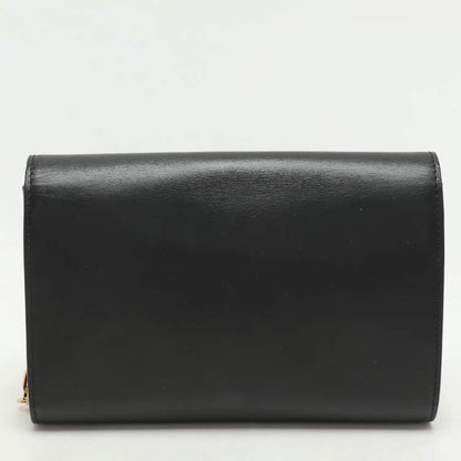 Louis Vuitton Black Leather Chain Louise GM