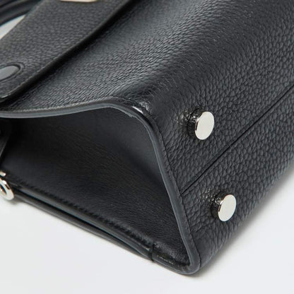 Dior Black Grained Leather Mini Diorever