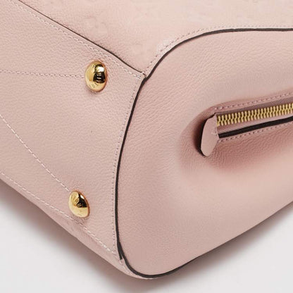 Louis Vuitton Pink Leather Satchel Bag