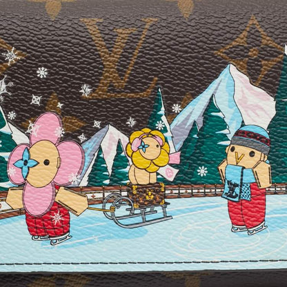 Louis Vuitton Monogram Christmas Animation Victorine Wallet