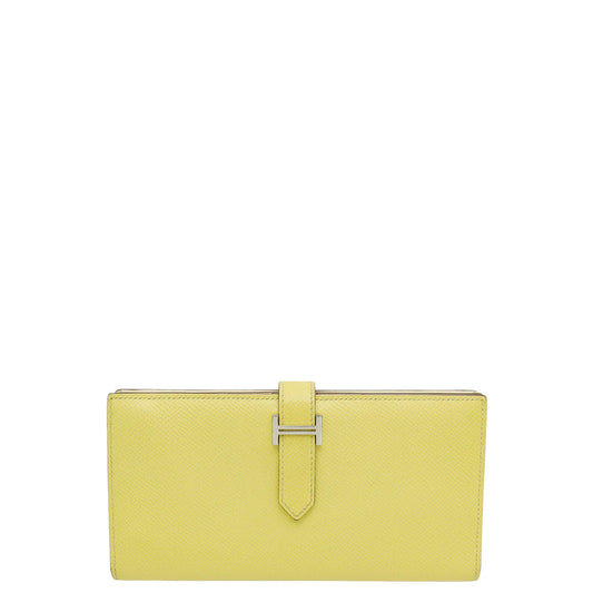 Hermès Bicolor Béarn Verso Wallet Epsom Leather