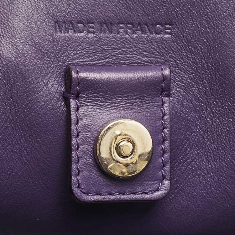 Dior Mini Diorissimo Tote in Grey Leather