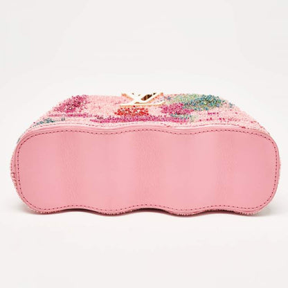 Louis Vuitton Capucines Mini – Rose Embroidered