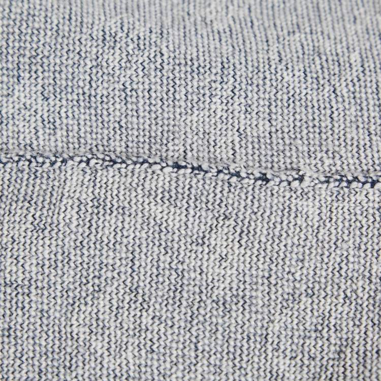 Louis Vuitton Blue Logo Jacquard Knit Sleeveless Dress – Size XL