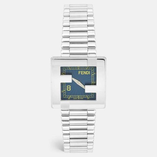 Fendi Fendimania KFE-F132010101 Men’s 40mm Blue Dial Quartz Watch – Stainless Steel, 2022