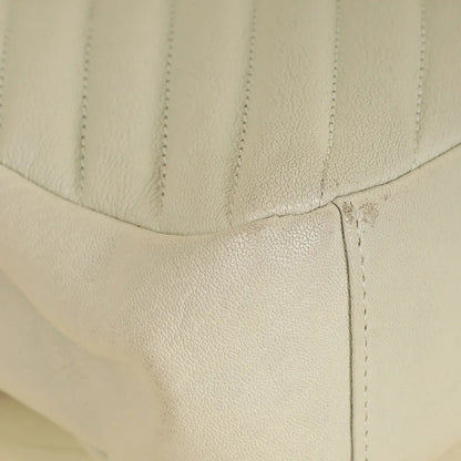 YSL Vintage Blanc College Medium Shoulder Bag