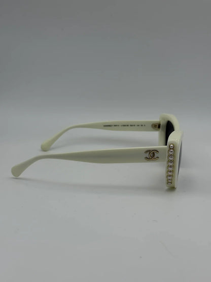 White Chanel Sunglasses