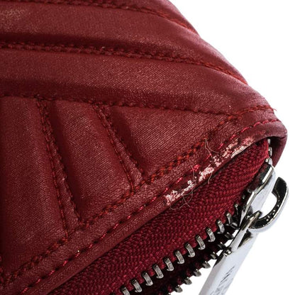 Valentino Red Zip-Around Wallet