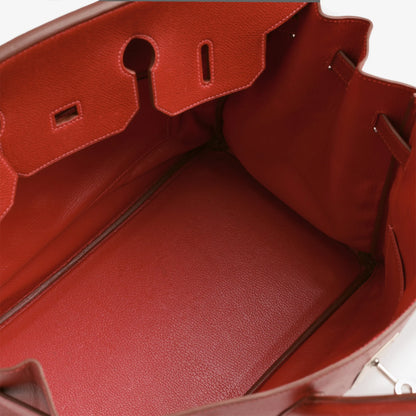 Hermès Birkin 35 - Rouge Amarante Courchevel | Palladium Hardware