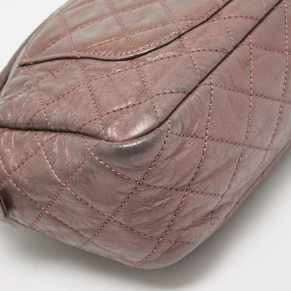 Chanel Metallic Pink Quilted Leather Reissue Camera Bag – Fair Condition