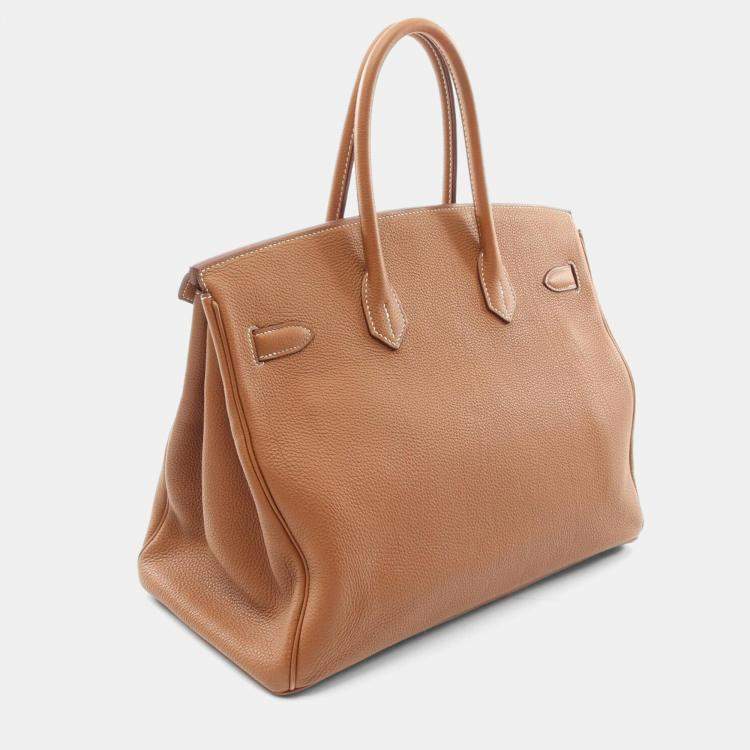 Hermès Birkin 35 Brown Togo Leather