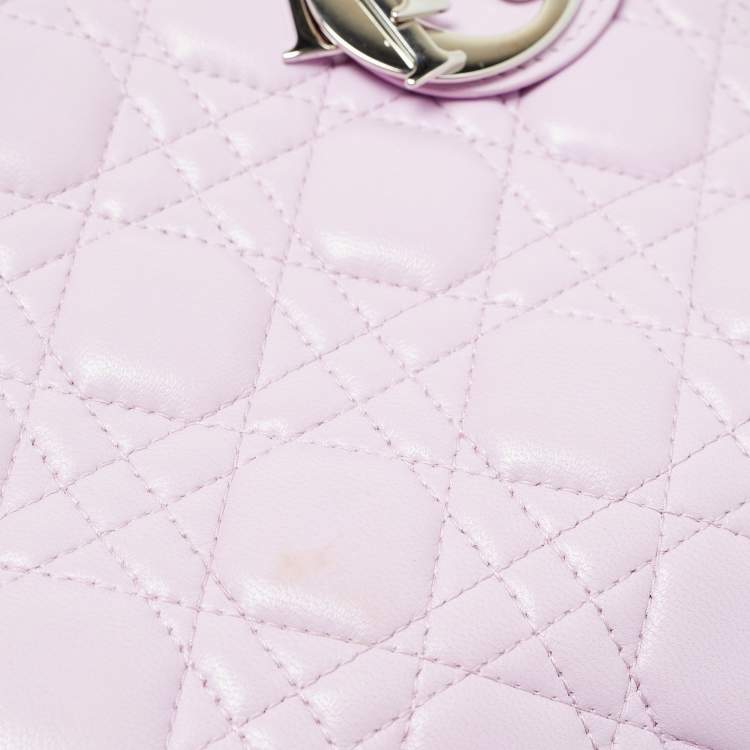 Dior Medium Lady Dior Tote in Lilac