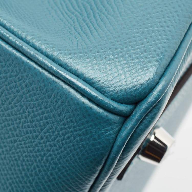 Hermès Birkin 30 Bleu De Galice Epsom Leather