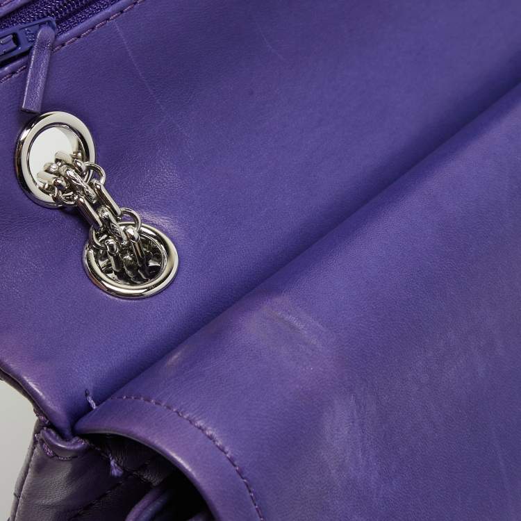 Chanel Purple Quilted Leather Reissue 2.55 Classic 227