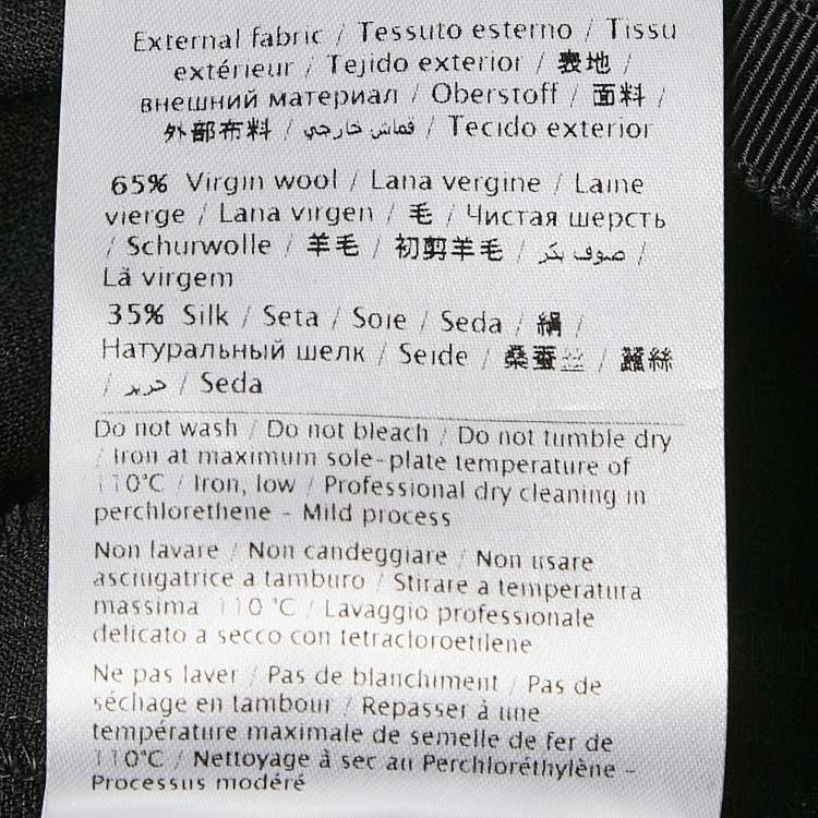 Valentino Black Wool Blend Shorts – Size S