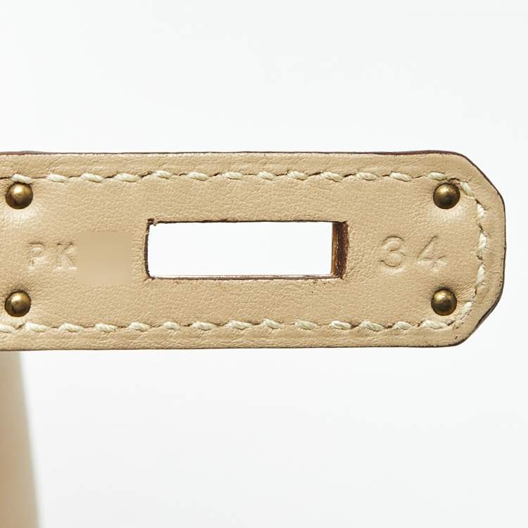 Hermès Birkin 35 Beige Swift Leather Bag