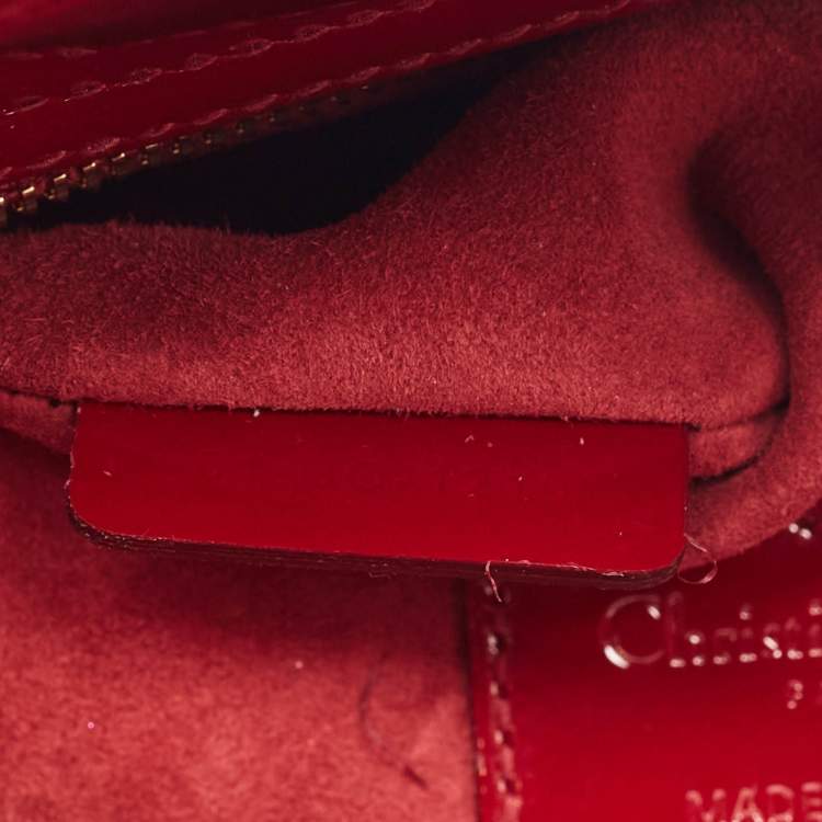 Dior Small Lady Dior Tote in Red