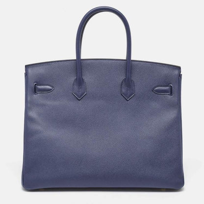Hermès Birkin 35 Blue Saphir Epsom Leather