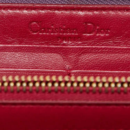 Dior Purple Lady Dior Zip Wallet