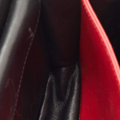 Prada Cahier Black Velvet and Leather Shoulder Bag